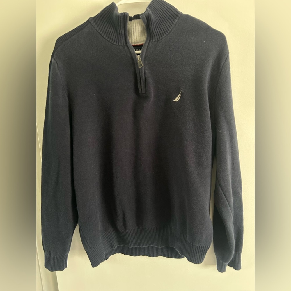 Nautica Navy quarter zip